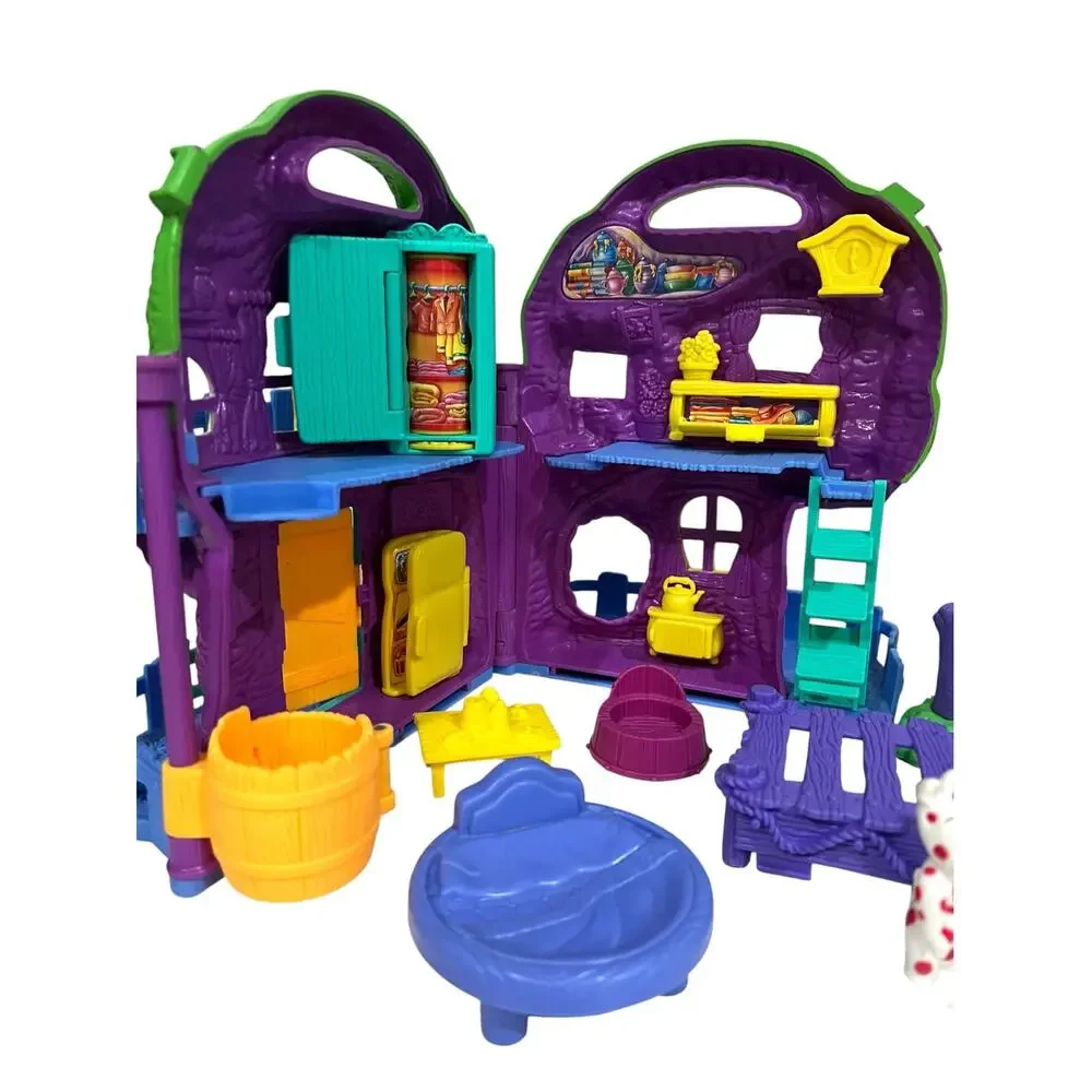 Winnie The Pooh 100 Acre Woods Playset Lot Vintage Characters Tree House 90s